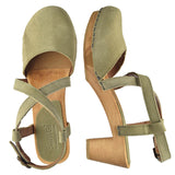 Sanita Wood- Linja Square Flex Sandal Sandale