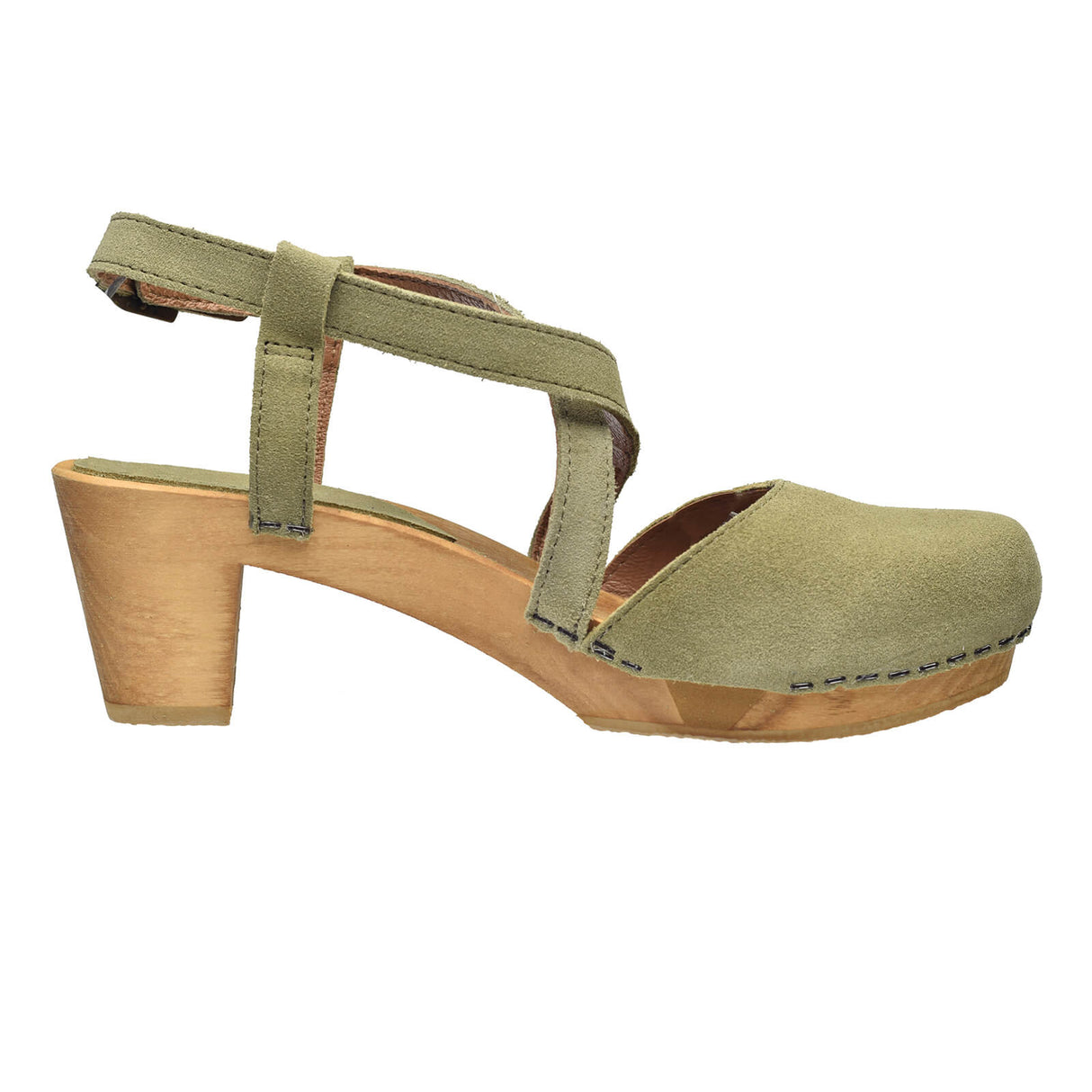 Sanita Wood- Linja Square Flex Sandal Sandale