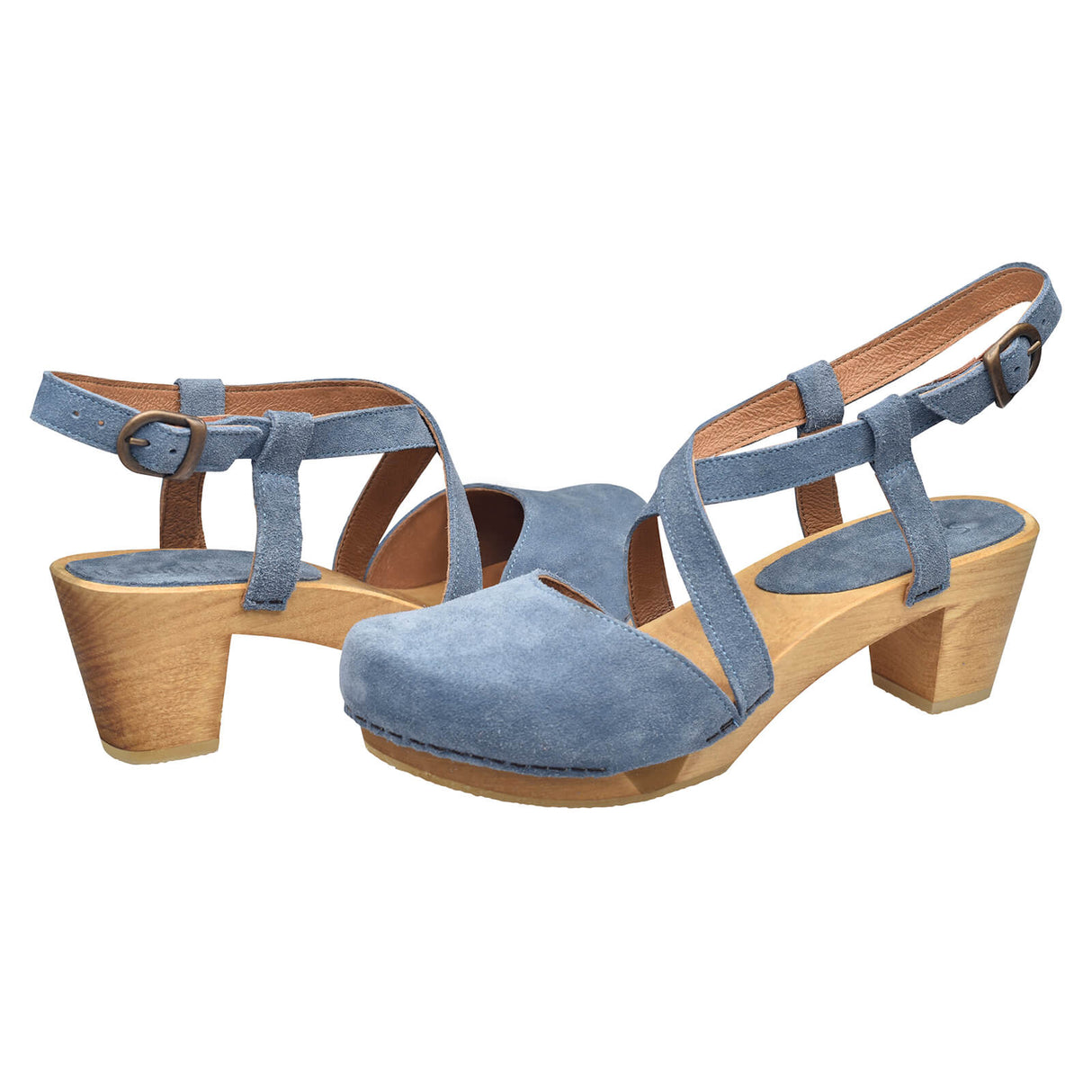 Sanita Wood- Linja Square Flex Sandal Sandale