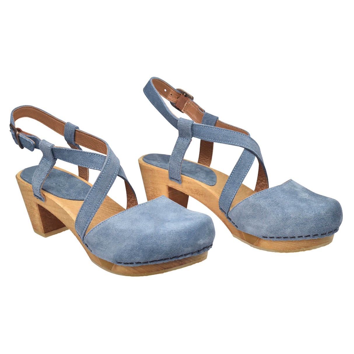 Sanita Wood- Linja Square Flex Sandal Sandale