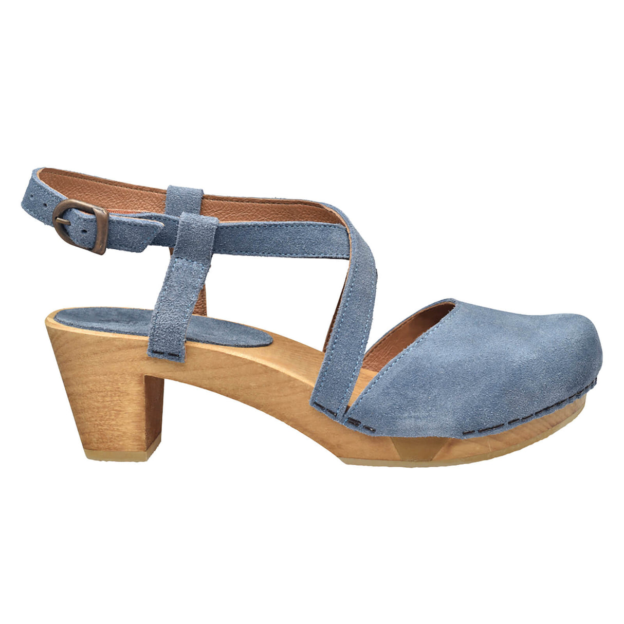 Sanita Wood- Linja Square Flex Sandal Sandale