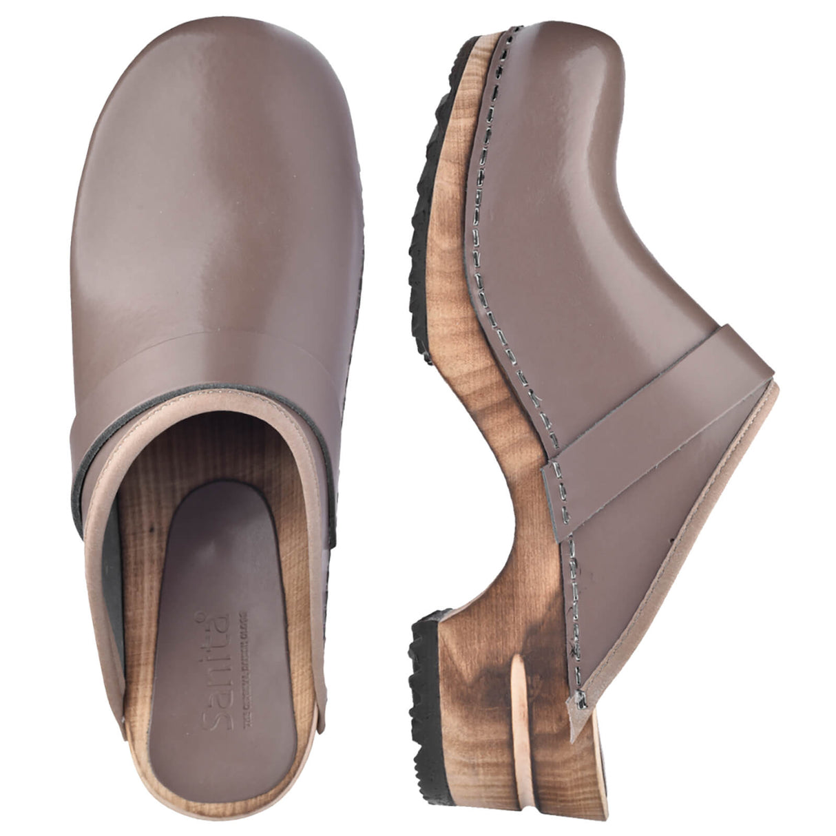 Sanita Wood-Rikke Open Clog