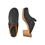 Sanita Wood-Malulo Square Open Clog