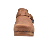 Sanita Wood-Malulo Square Open Clog