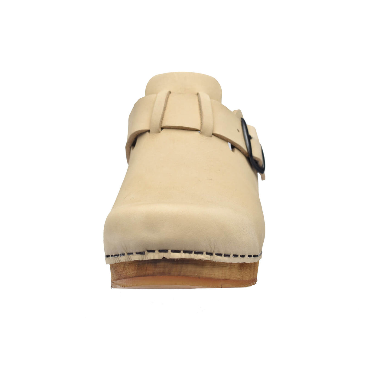 Sanita Wood-Malulo Square Open Clog
