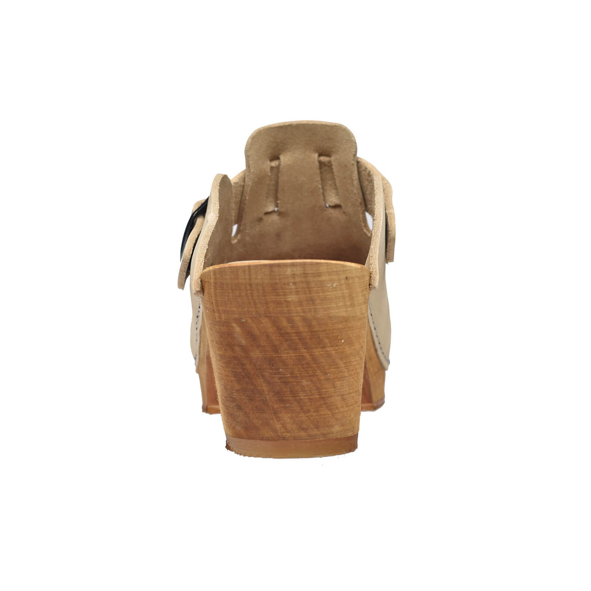 Sanita Wood-Malulo Square Open Clog