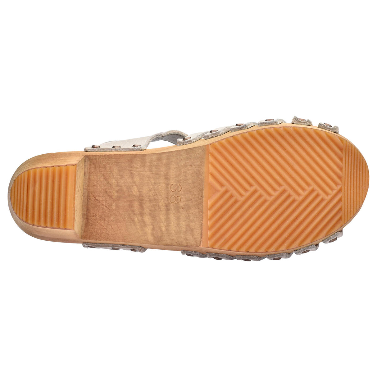 Sanita Wood-Silo Square Sandal Sandale
