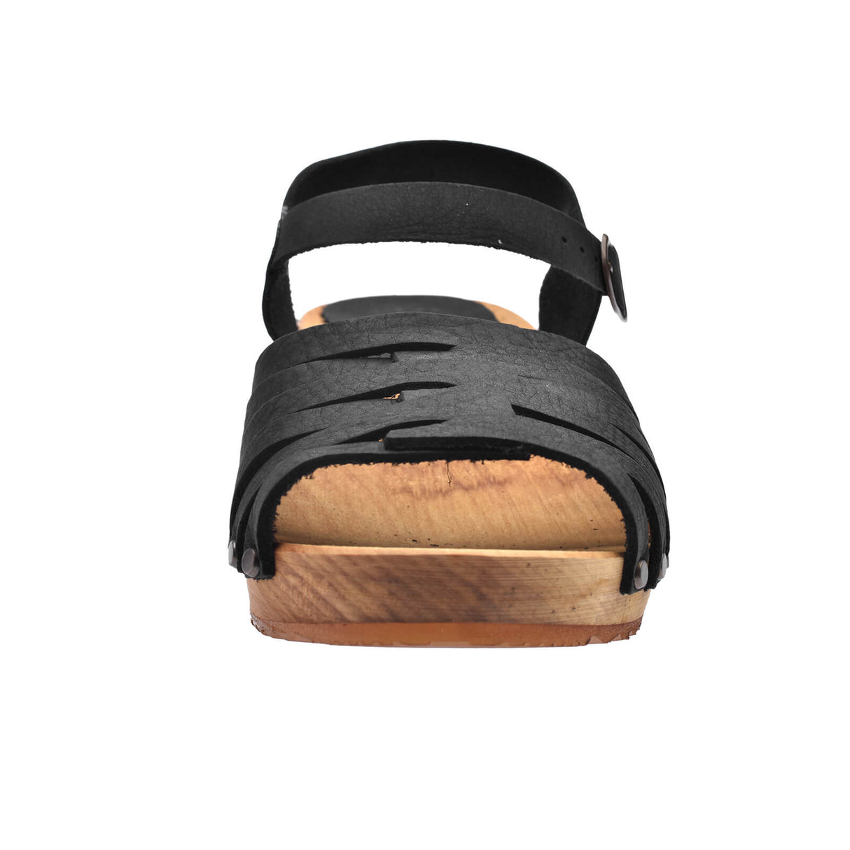 Sanita Wood-Silo Square Sandal Sandale