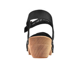 Sanita Wood-Silo Square Sandal Sandale