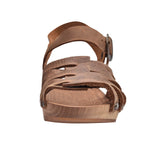 Sanita Wood-Silo Square Sandal Sandale