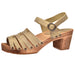Sanita Wood-Silo Square Sandal Sandale