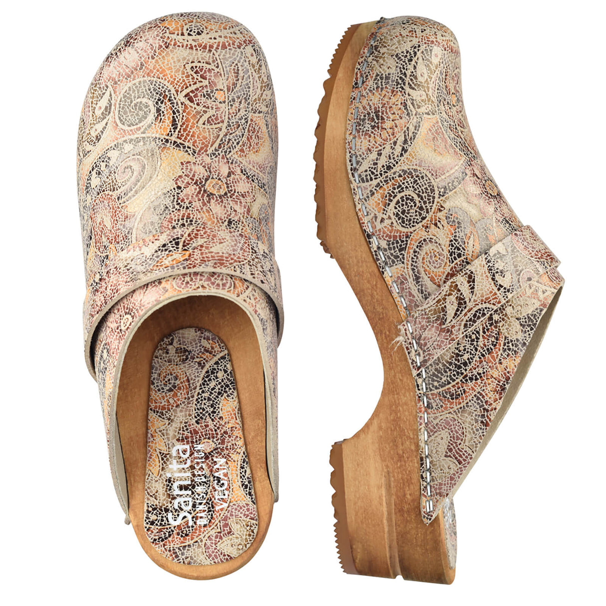 Sanita Wood-Vegu Open Clog