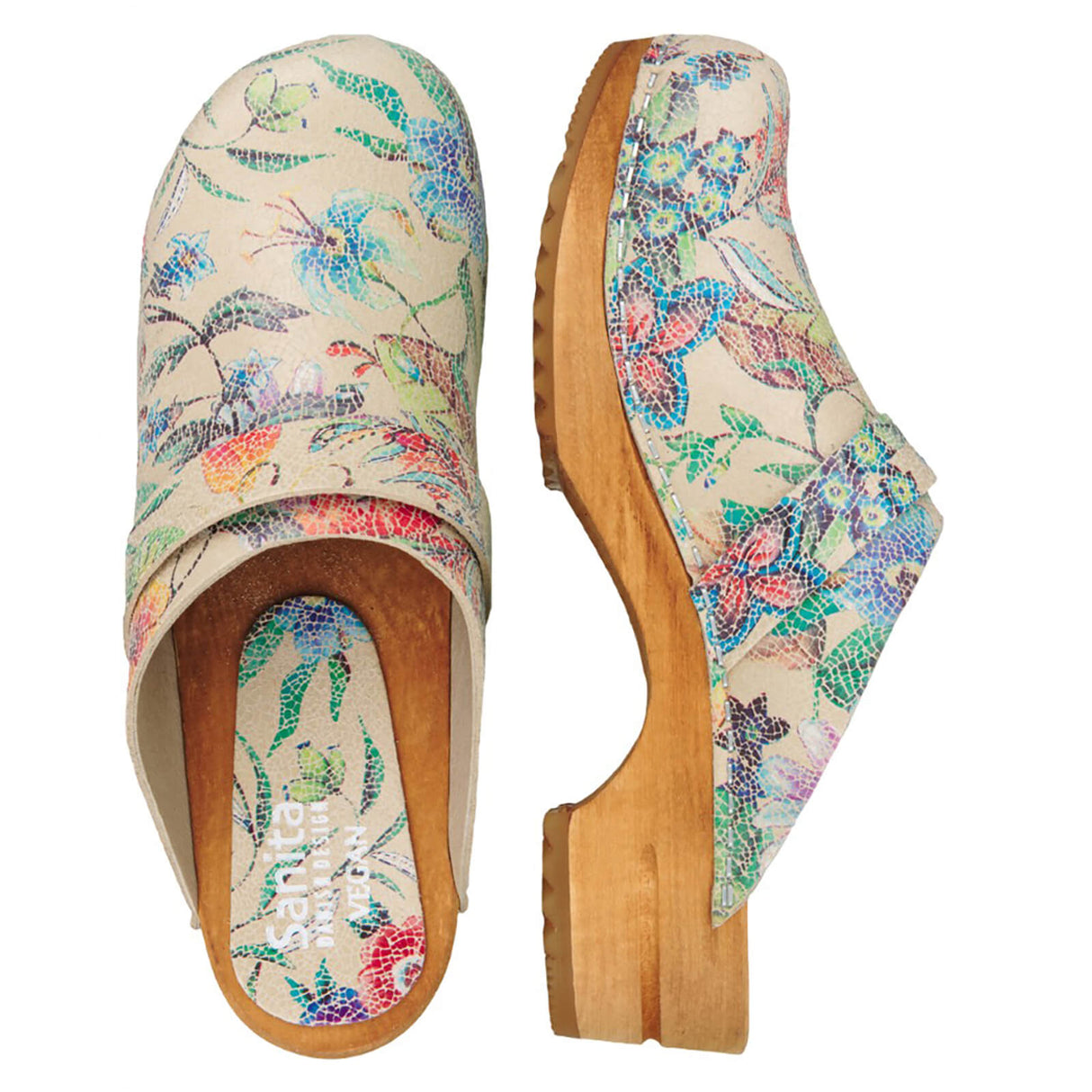 Sanita Wood-Vegu Open Clog