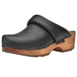 Sanita Wood-Chuso Chunky Open Clog