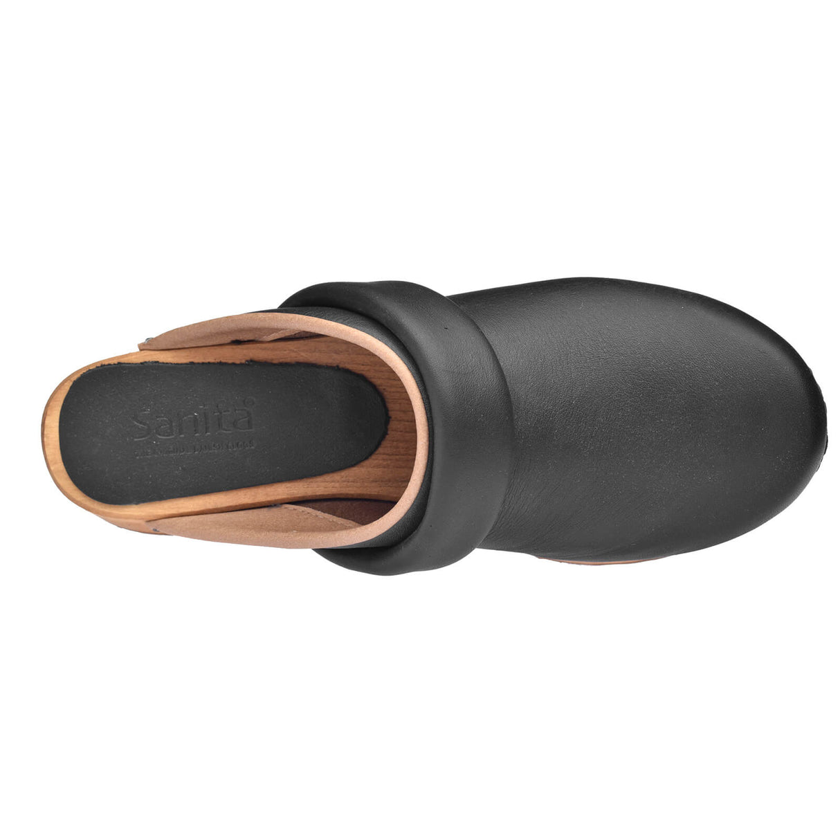 Sanita Wood-Chuso Chunky Open Clog