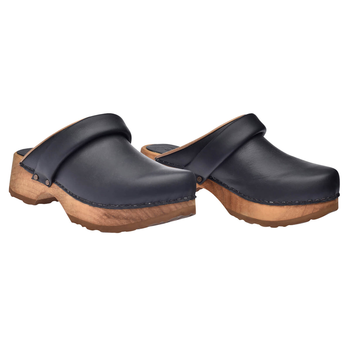 Sanita Wood-Chuso Chunky Open Clog