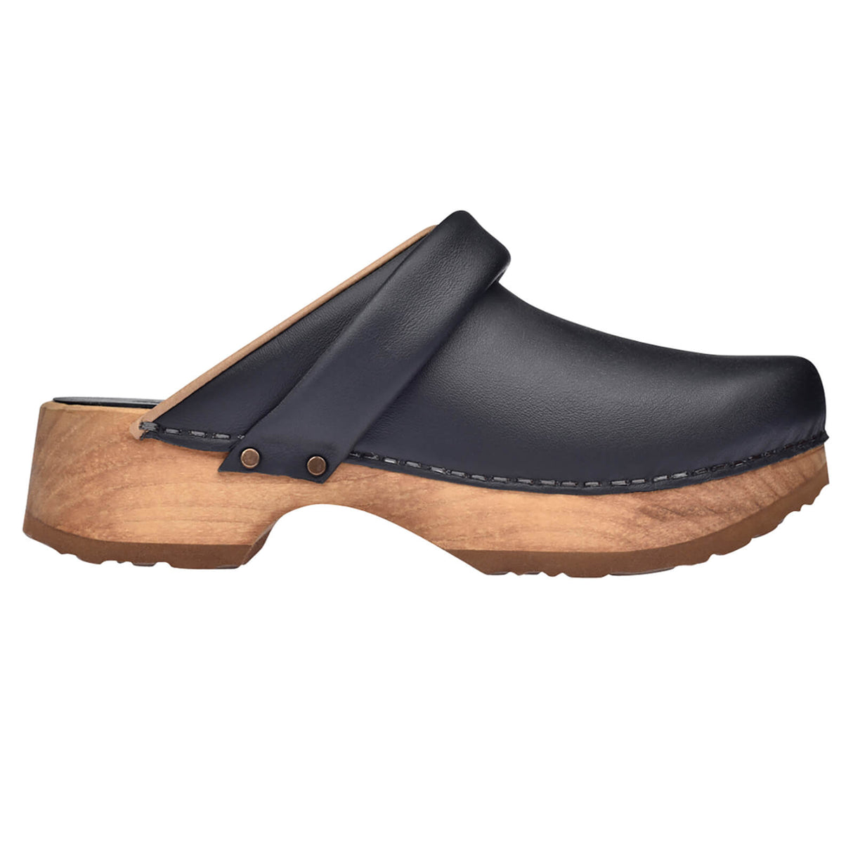 Sanita Wood-Chuso Chunky Open Clog