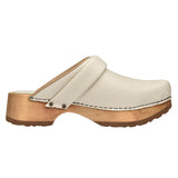 Sanita Wood-Chuso Chunky Open Clog