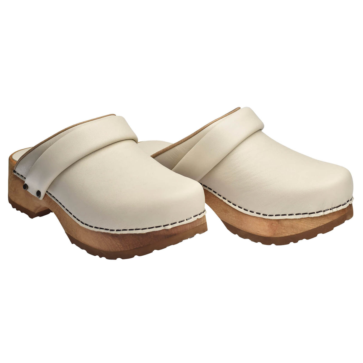Sanita Wood-Chuso Chunky Open Clog