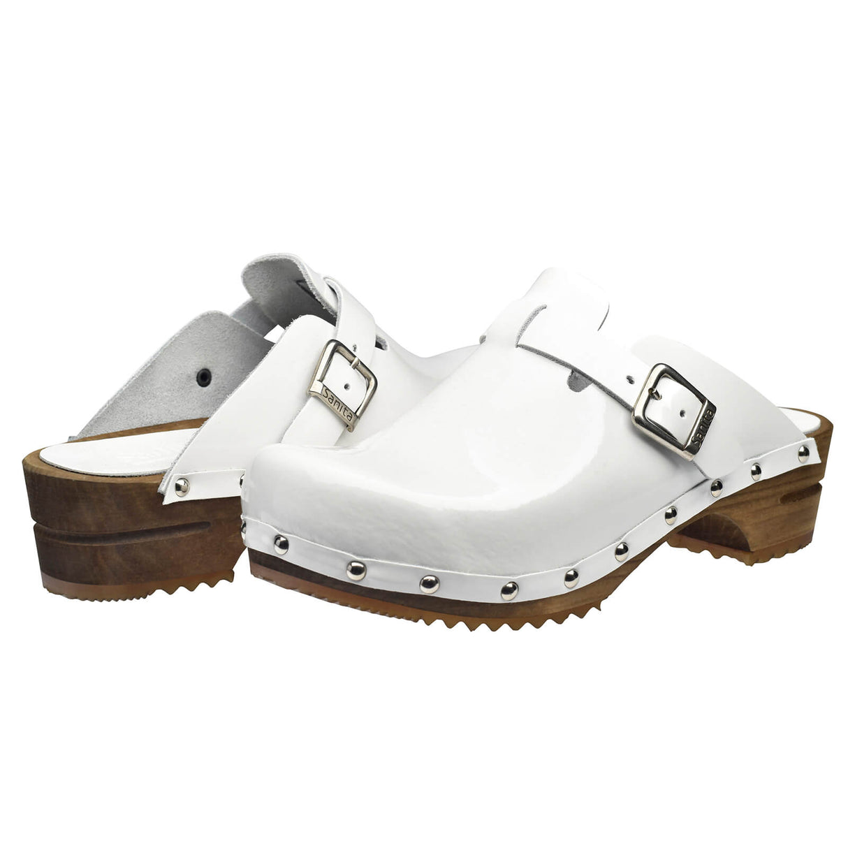 Sanita Wood-Krisla Open Clog