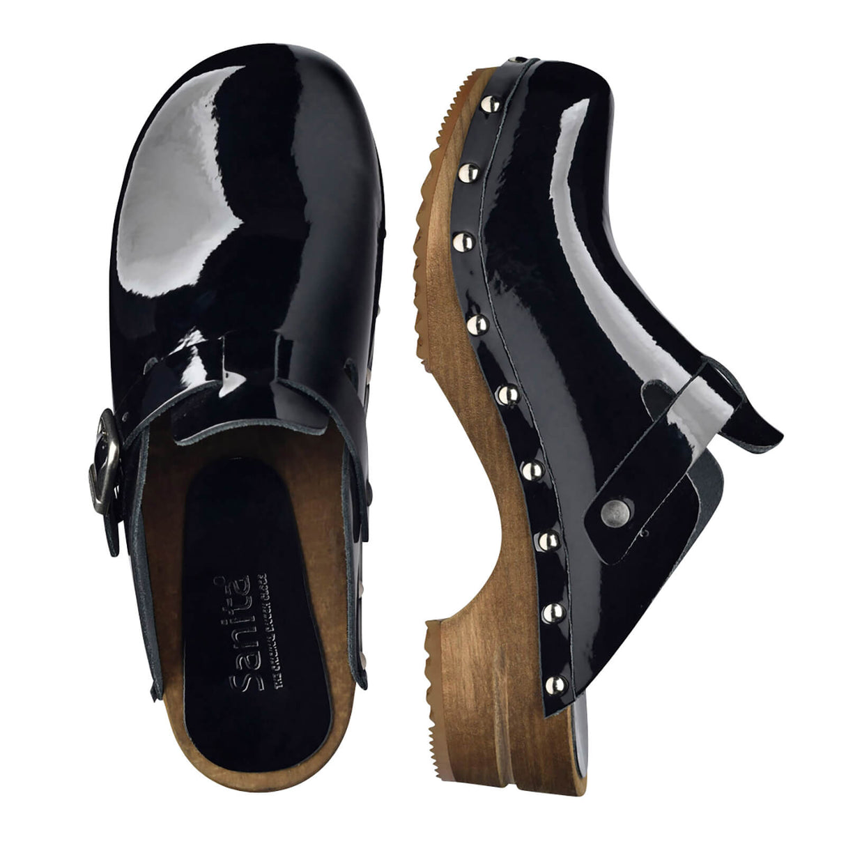 Sanita Wood-Krisla Open Clog