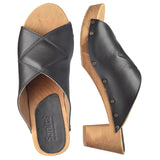 Sanita Wood-Kelo Square Flex Sandal Sandale