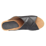 Sanita Wood-Kelo Square Flex Sandal Sandale