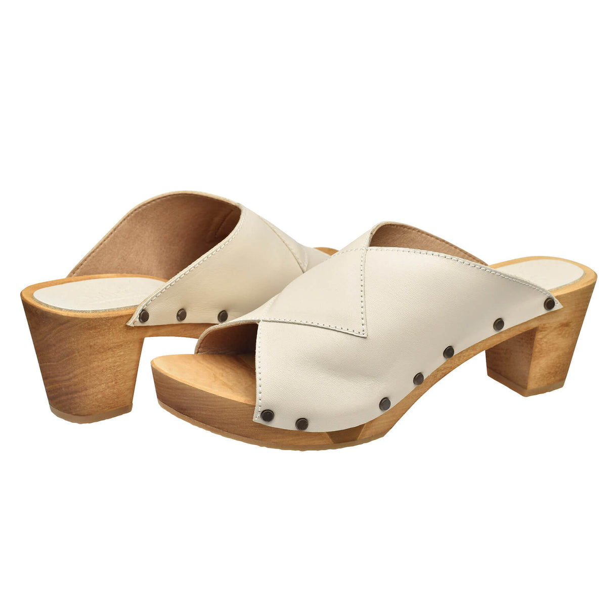 Sanita Wood-Kelo Square Flex Sandal Sandale