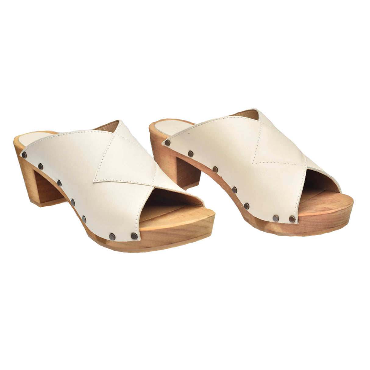 Sanita Wood-Kelo Square Flex Sandal Sandale