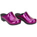 Sanita Original-Metallic Patent Open Clog