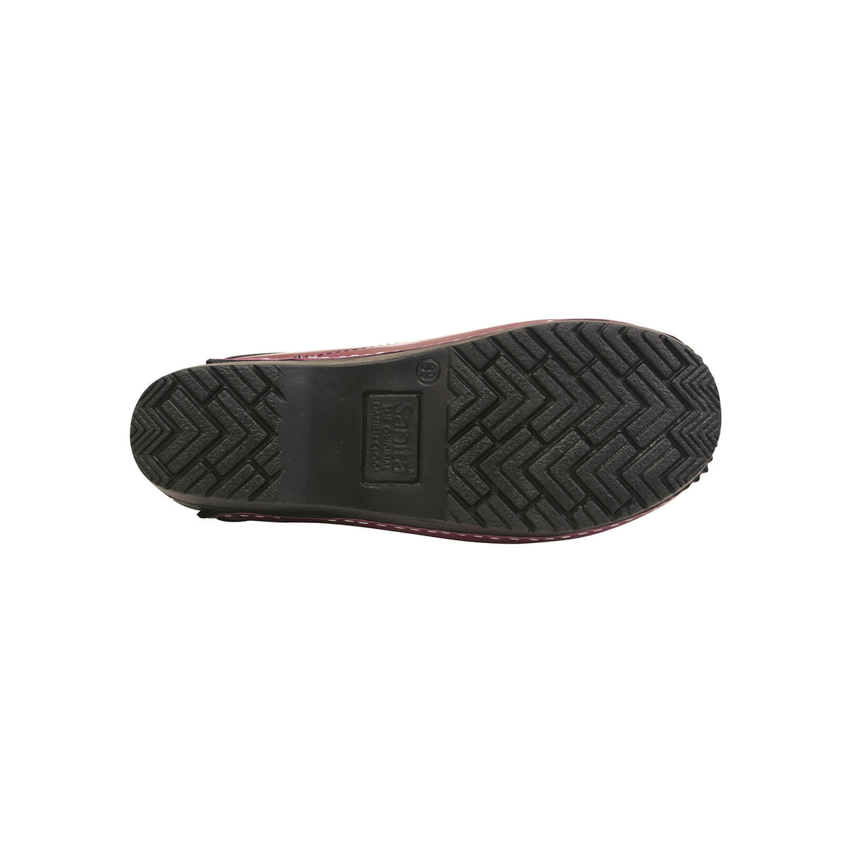 Sanita Original-Metallic Patent Open Clog
