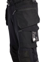Blåkläder 1521 Stretch Handwerker-Piratenhose – schwarz/dunkelgrau