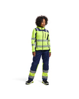 Blåkläder Damen 4967 Warnschutz Strickjacke – gelb/marine