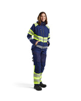 Blåkläder Damen Kl1 4404 Warnschutz Softshelljacke – marine/gelb