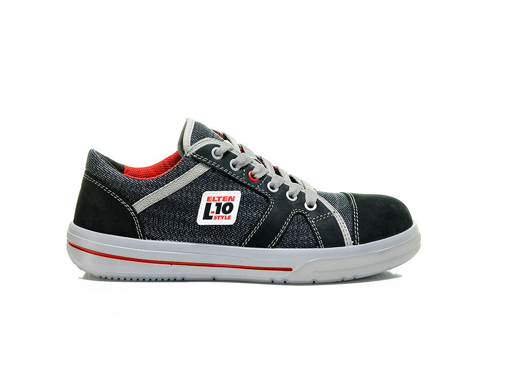 Elten Sensation Low ESD S2 Sicherheitshalbschuh blau – blau