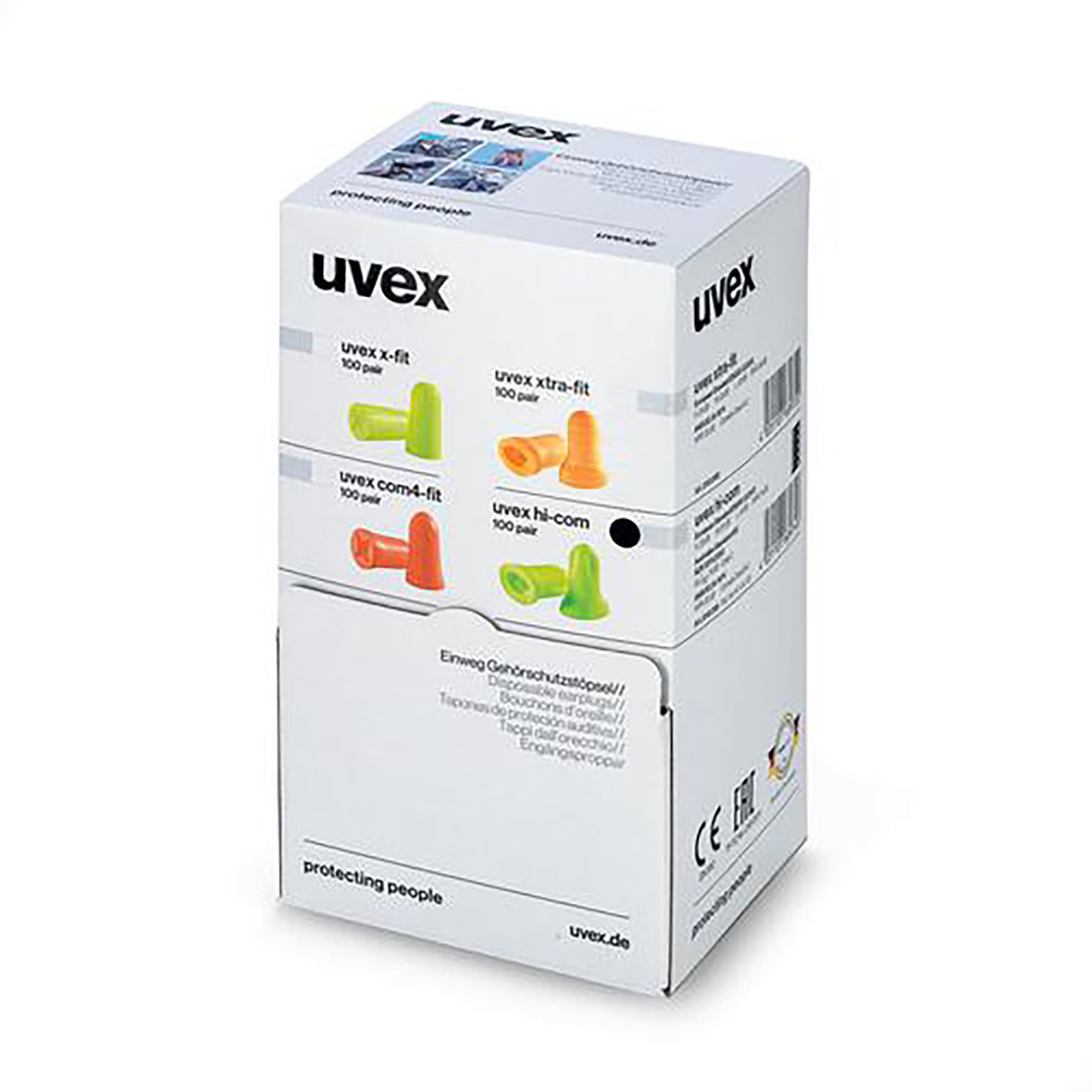 uvex Gehörschutzstöpsel hi-com 2112095 SNR 24 dB 100 Paar