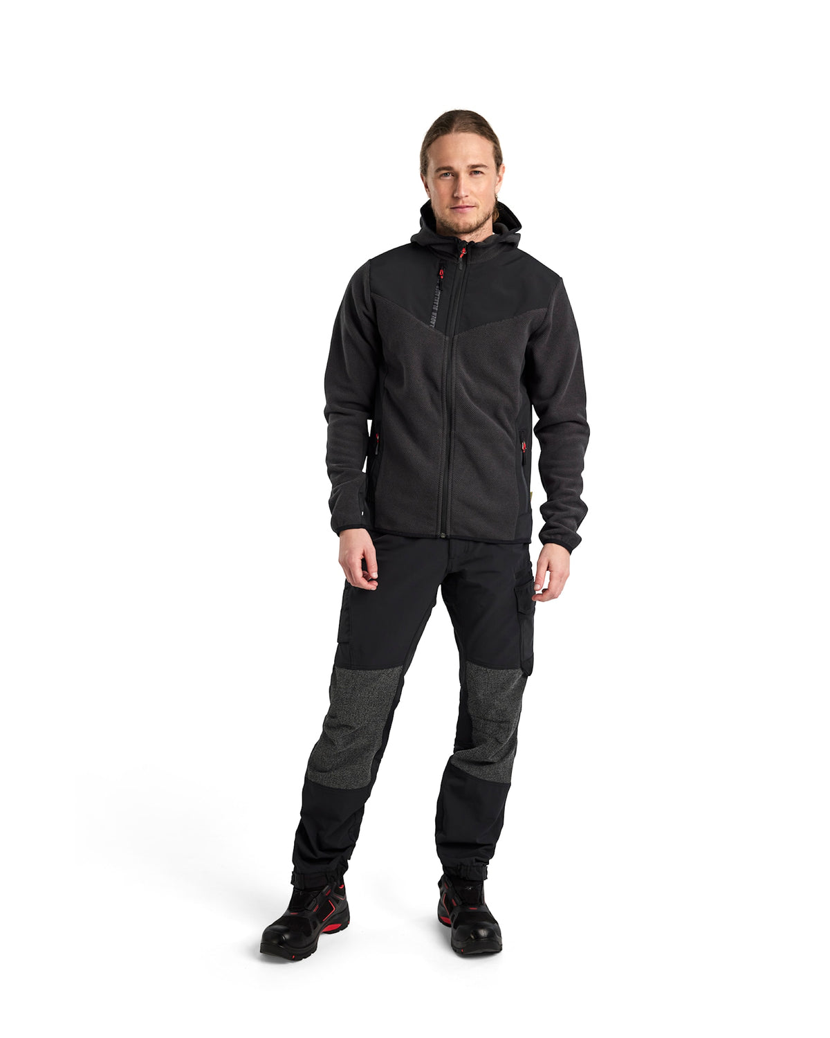 Blåkläder 5940 Strickjacke – dunkelgrau/schwarz