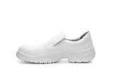 Elten Slipper Low S2 Sicherheitshalbschuh weiß – weiß