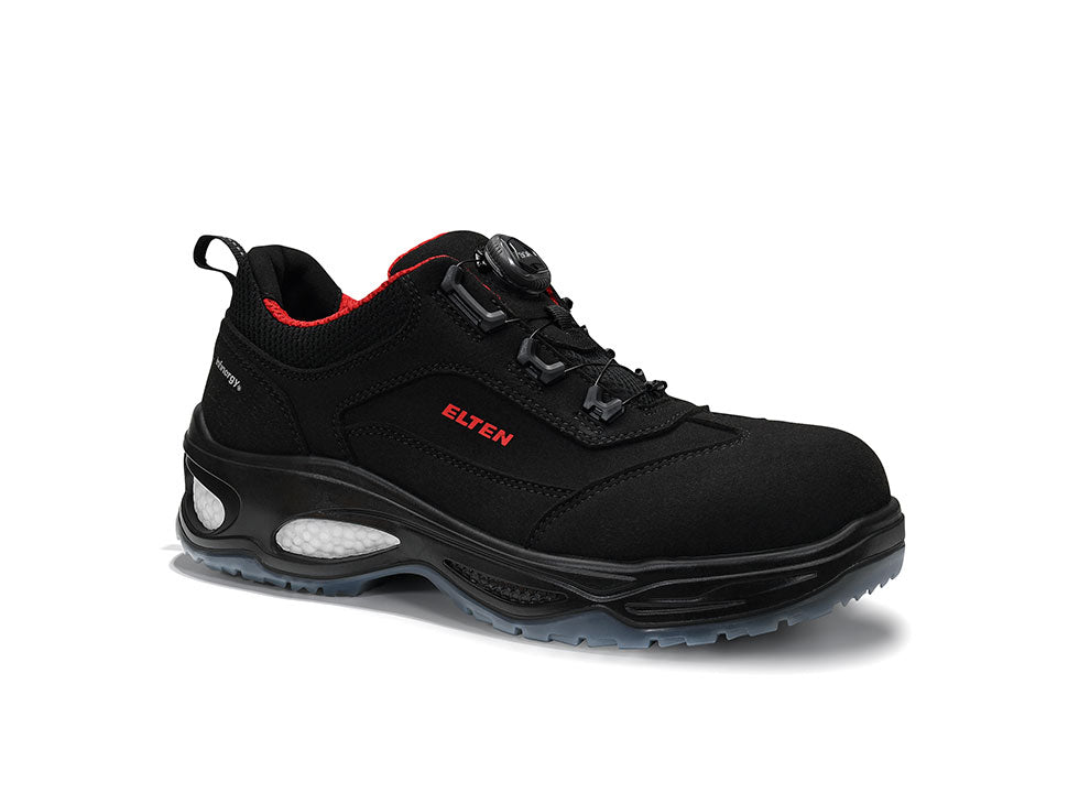 Elten Owen BOA LOW ESD ELT S2 Sicherheitshalbschuh schwarz – schwarz