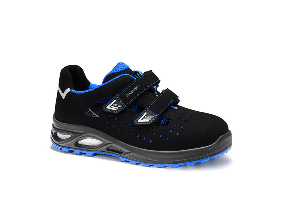Elten Damen Impulse Lady Xxtl Easy S1P Sandale blau – schwarz