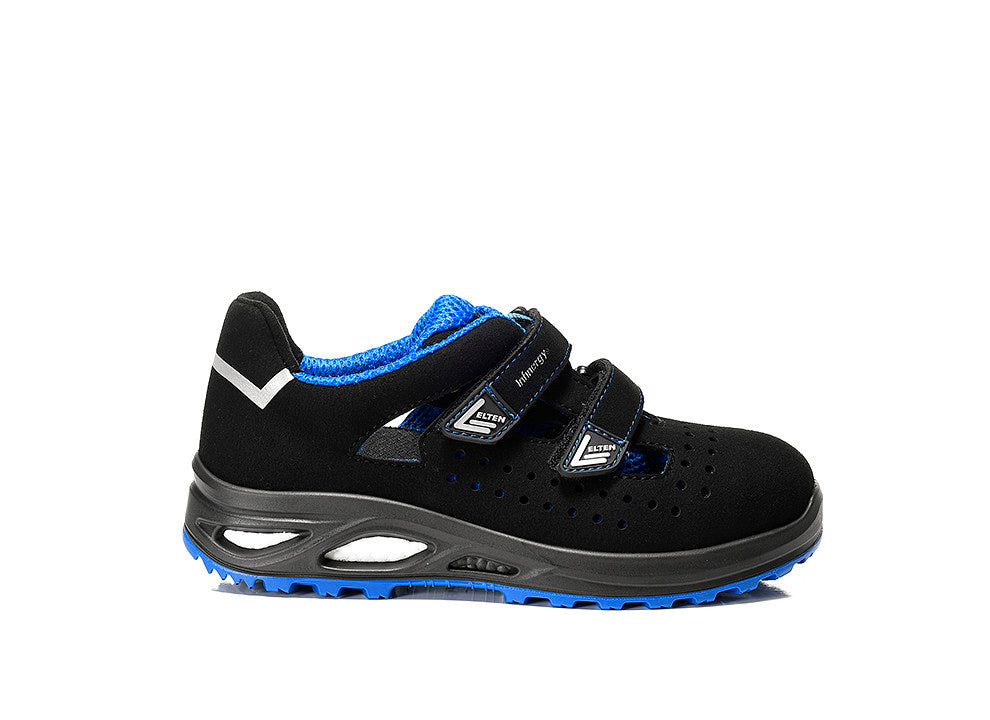 Elten Damen Impulse Lady Xxtl Easy S1P Sandale blau – schwarz