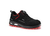 Elten Damen Hannah LOW E S3 Sicherheitshalbschuhe rot – schwarz