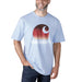 Carhartt Heavy S/S C Graphic T-Shirt in Fog