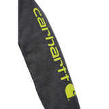 Carhartt Kapuzenpullover Sleeve Logo Hooded Sweatshirt in Carbon Heather