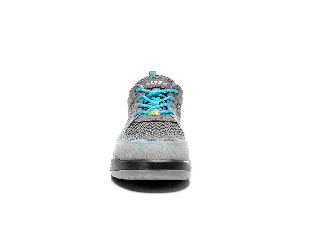 Elten Damen Mila Low ESD S1 Sicherheitshalbschuh grau – grau