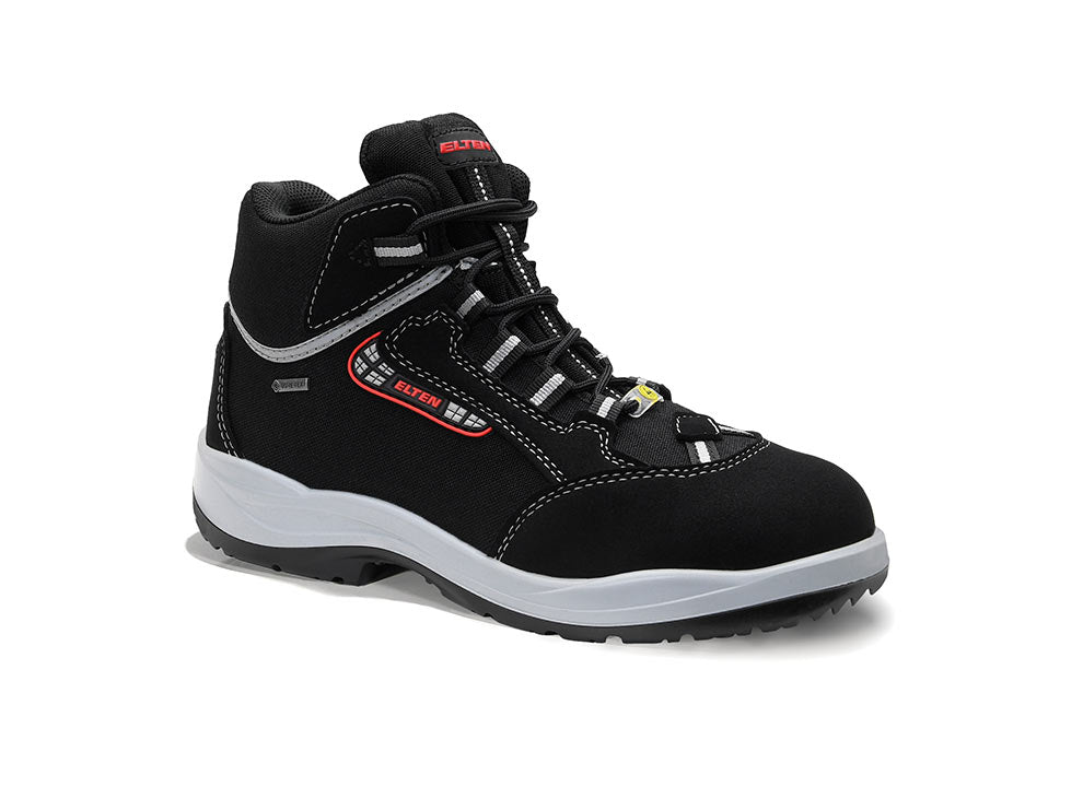 Elten Damen Maja GTX mid S3 Hochschuhe schwarz – schwarz