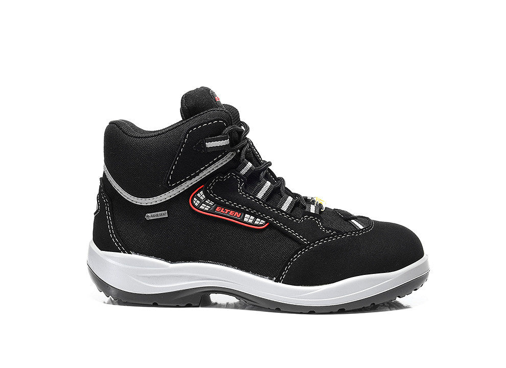Elten Damen Maja GTX mid S3 Hochschuhe schwarz – schwarz