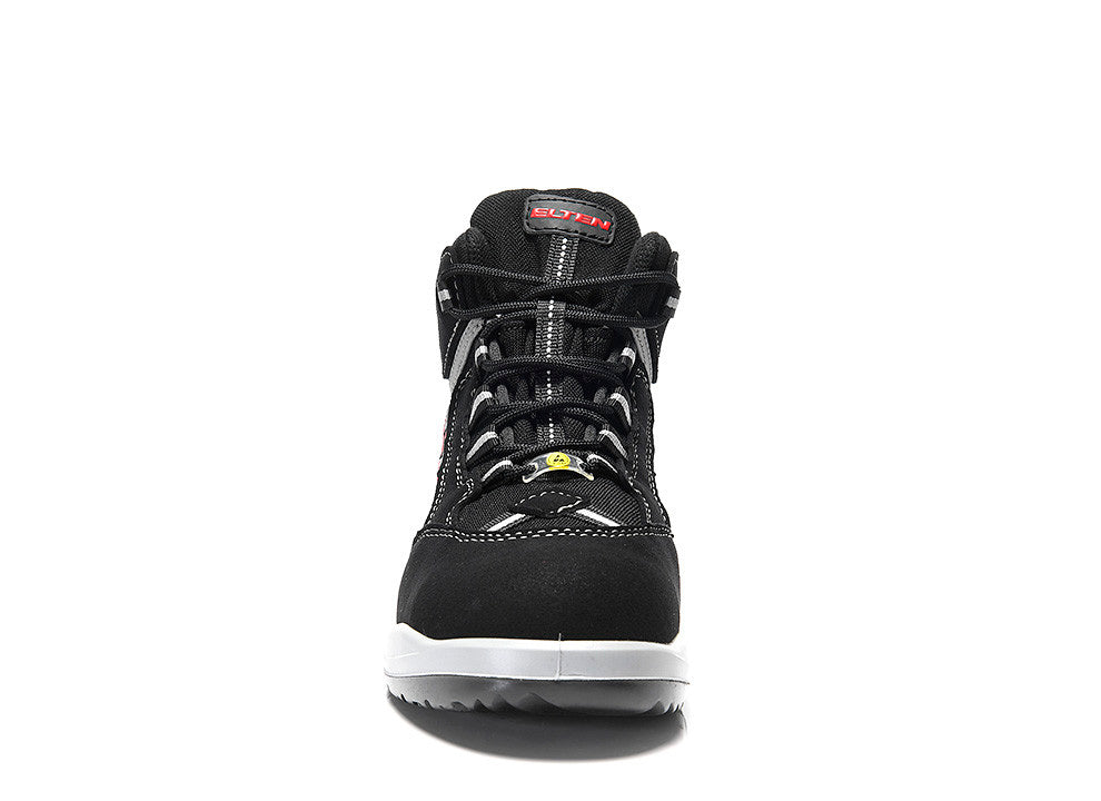 Elten Damen Maja GTX mid S3 Hochschuhe schwarz – schwarz