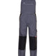 PLANAM Canvas 320 Latzhose grau/schwarz
