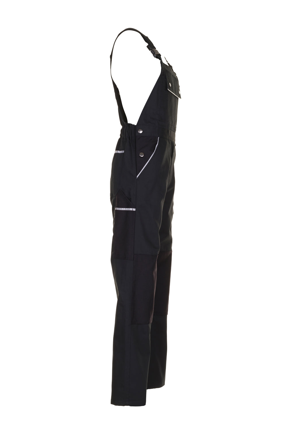 PLANAM Canvas 320 Latzhose schwarz/schwarz